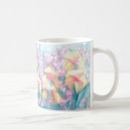 アイリス花園の花のCricketDianeの庭 コーヒーマグカップ