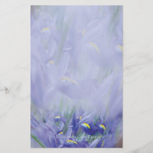 アイリス花束の文房具 便箋 (正面)