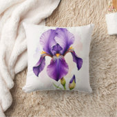 アイリス装飾用クッション クッション (ブランケット)