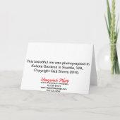 アイリス誕生日カード カード (裏面)