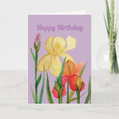 アイリス誕生日 カード (正面)