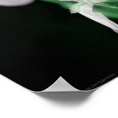 アイリス輝くフラワーフォトアートプリント ポスター (角)