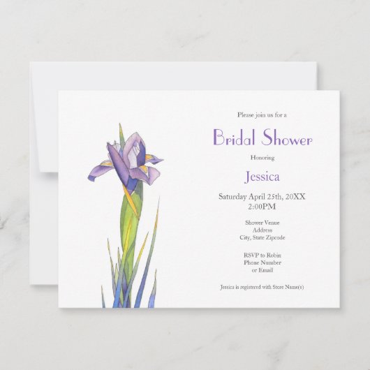 アイリス2 招待状 (正面)