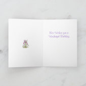 アイリス75th誕生日カード カード (内部)