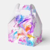 アイリス ウェディング ケーキ フェイバー ボックス 紫 青 花 (裏面サイド)