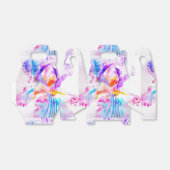 アイリス ウェディング ケーキ フェイバー ボックス 紫 青 花 (折り畳みなし)