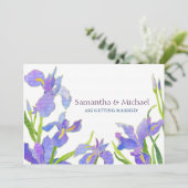 アイリス ウェディング セーブ・ザ・デート ウェディング 招待状 (スタンド正面)