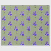 アイリス・オン・グリーン ラッピングペーパー (フラット)