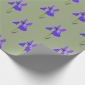 アイリス・オン・グリーン ラッピングペーパー (角)