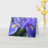 アイリス カード (黄色い花)