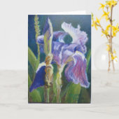 アイリス カード (黄色い花)
