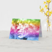 アイリス・カーフ・カード カード (黄色い花)