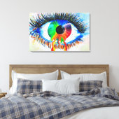 アイリス キャンバスプリント (インサイチュ (寝室))