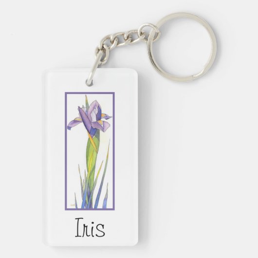 アイリス キーホルダー (裏面)