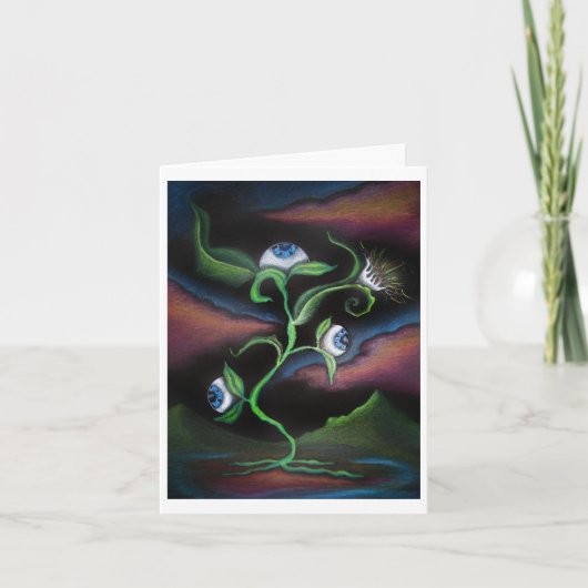 「アイリス」グリーティングカード サンキューカード (正面)