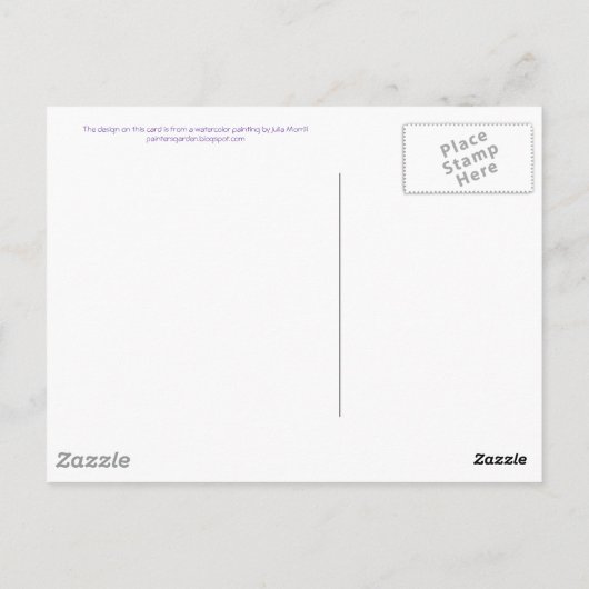 アイリス・サンキュー・ハガキ ポストカード (裏面)