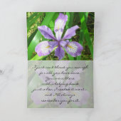 アイリス・サンク・ユー・ノテカード サンキューカード (内部)