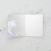 アイリス、シャクヤクおよびCranesbillのメッセージカード カード (内部)