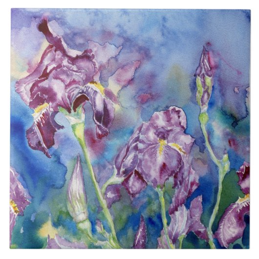 "アイリス"セラミックアクセントタイル タイル (正面)