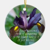 アイリス セラミックオーナメント (正面)