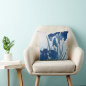 アイリス（ダークブルー）大原小村 クッション (椅子)