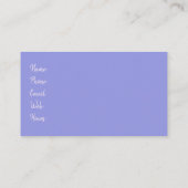 アイリス パープル フラワル サンクス 名刺 (裏面)