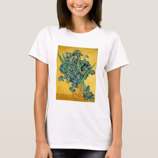 アイリス – ファンゴッホ- c1890 tシャツ (正面)