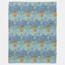 アイリス フリースブランケット