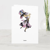 アイリス – フルーアデリス花お洒落パーティー供給 サンキューカード (裏面)