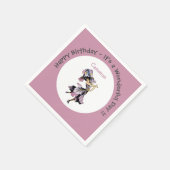 アイリス – フルーアデリス花お洒落パーティー供給 スタンダードカクテルナプキン (角)