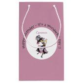 アイリス – フルーアデリス花お洒落パーティー供給 スモールペーパーバッグ (裏面)