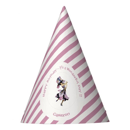 アイリス – フルーアデリス花お洒落パーティー供給 パーティーハット (正面)