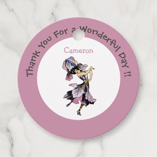 アイリス – フルーアデリス花お洒落パーティー供給 フェイバータグ (正面)