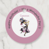 アイリス – フルーアデリス花お洒落パーティー供給 フェイバータグ (裏面)