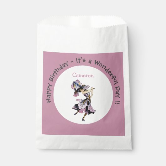 アイリス – フルーアデリス花お洒落パーティー供給 フェイバーバッグ (正面)