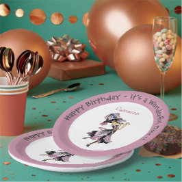 アイリス – フルーアデリス花お洒落パーティー供給 ペーパープレート