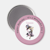 アイリス – フルーアデリス花お洒落パーティー供給 マグネット (正面/裏面)