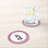 アイリス – フルーアデリス花お洒落パーティー供給 ラウンドペーパーコースター (インサイチュ)