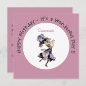 アイリス – フルーアデリス花お洒落パーティー供給 招待状 (正面/裏面)