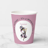 アイリス – フルーアデリス花お洒落パーティー供給 紙コップ (正面)