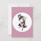 アイリス - フルール・ド・リス 夢見る花のパーティー用品 サンキューカード (裏面)