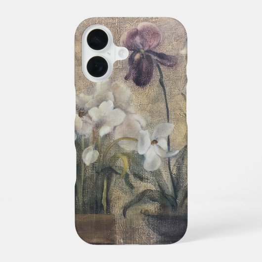 アイリス・ブルーミング iPhone 16ケース (裏面)