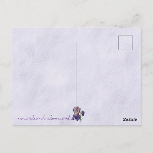 アイリス ポストカード (裏面)