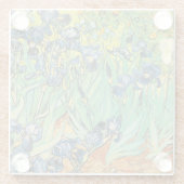 アイリス – ヴァンゴッホ- c1889 ガラスコースター (裏面)