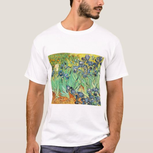 アイリス – ヴァンゴッホ- c1889 tシャツ (正面)