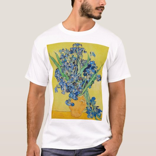 アイリス ヴィンセント・ファン・ゴッホ Tシャツ (正面)