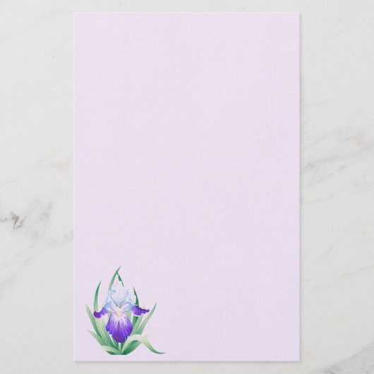 アイリス 便箋 (正面)