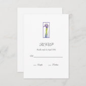 アイリス 出欠カード (正面/裏面)