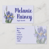 アイリス 名刺 (正面/裏面)