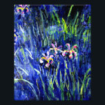 アイリス、有名なフローラ絵画ズby Claude Monet フォトプリント<br><div class="desc">印象派のアーティス絵を描トClaude Monetによる虹彩、美しい花</div>